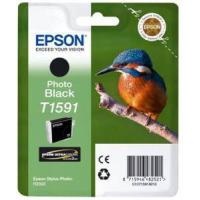 Epson Cartouche ''Martin-pêcheur'' - Encre UltraChrome Hi-Gloss2 Noir Photo