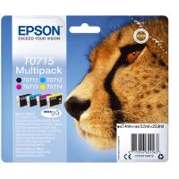Epson Multipack ''Guépard'' (T0715) - Encres DURABrite Ultra N, C, M, J