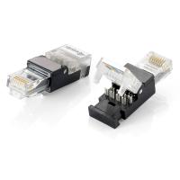 Equip 121165 connecteur de fils RJ-45 Noir, Transparent