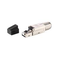Equip 121172 connecteur de fils RJ-45 Noir, Acier inoxydable