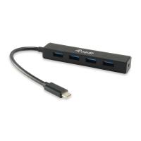 Equip 128954 hub & concentrateur USB 3.2 Gen 1 (3.1 Gen 1) Type-C 5000 Mbit/s Noir