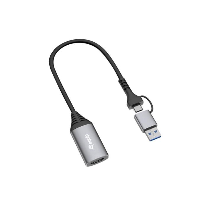 Equip 133498 adaptateur graphique USB 1920 x 1080 pixels Gris — image 5 sur 6