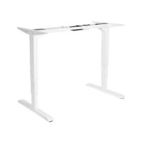 Equip ERGO Cadre de bureau électrique assis-debout, double moteur, blanc