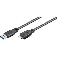 Ewent EC1016 câble USB USB 3.2 Gen 1 (3.1 Gen 1) 1,8 m USB A Micro-USB B Noir