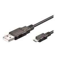 Ewent EW-UAB-020-MC câble USB 2 m USB 2.0 USB A Micro-USB A Noir