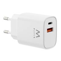 Ewent EW1326 chargeur d'appareils mobiles Universel Blanc Secteur Charge rapide Intérieure