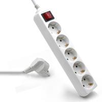 Ewent EW3916 multiprise 1,5 m 5 sortie(s) CA Intérieure Blanc
