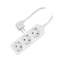 Ewent EW3958 multiprise 1,5 m 3 sortie(s) CA Intérieure Blanc