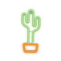 Forever Light Neon LED Light CACTUS orange green Bat + USB FLNEO2 Figurine lumineuse décorative