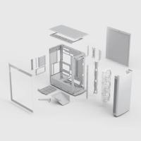 Fractal Design Define One Light TG Clear Tint Midi Tower Blanc, voir l’image 5 sur 18