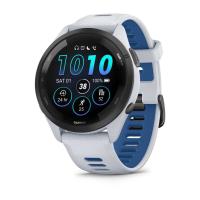 Garmin Forerunner 265 3,3 cm (1.3'') AMOLED 46 mm Numérique 416 x 416 pixels Écran tactile Noir, Blanc Wifi GPS (satellite)