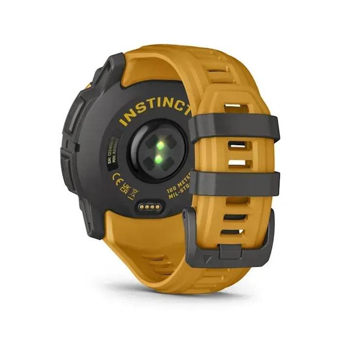 Garmin Instinct 3 3,05 cm (1.2'') 50 mm Numérique 176 x 176 pixels Écran tactile Jaune, Gris Wifi GPS (satellite) — image 21 sur 32