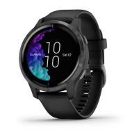 Garmin Venu 3,05 cm (1.2'') AMOLED 43 mm Numérique 390 x 390 pixels Écran tactile Noir Wifi GPS (satellite)