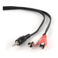 Gembird 1.5m, 3.5mm/2xRCA, M/M 1.5m 3,5mm 2 x RCA Noir, Rouge, Blanc câble audio