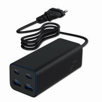 Gembird TA-UC-2A2C-PD100-01-BK chargeur d'appareils mobiles Ordinateur portable, Smartphone Noir Secteur Charge rapide Intérieure