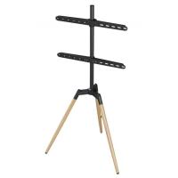 Gembird TVS-65S-01 support pour téléviseur 165,1 cm (65'') Noir, Bois, voir l’image 8 sur 10