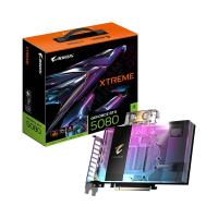 GIGABYTE AORUS GeForce RTX 5080 XTREME WATERFORCE WB 16G Carte Graphique - 16 Go GDDR7, 256 bits, PCI-E 5.0, 2805MHz Core Clock, 3 x DP 2.1a, 1 x HDMI 2.1b, NVIDIA DLSS 4, GV-N5080AORUSX WB-16GD