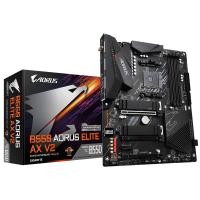 GIGABYTE B550 AORUS ELITE AX V2 Carte mère - Processeurs AMD Ryzen 5000, VRM 12+2 phases, jusqu'à 4733 MHz DDR4, 1xPCIe 4.0 + 1xPCIe 3.0 M.2, Wi-Fi 6E, LAN 2.5GbE, USB 3.2 Gen 2