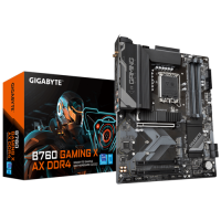 GIGABYTE B760 GAMING X AX DDR4 Carte Mère - Prend en charge les processeurs Intel Core de 14e génération, VRM numérique 8+1+1 phases, jusqu'à 5333MHz DDR4 (OC), 3xPCIe 4.0 M.2, Wi-Fi 6E, LAN 2.5GbE, USB 3.2 Gen 2