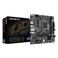 GIGABYTE B760M E Carte mère - Compatible avec les processeurs Intel Core 14ᵉ génération, VRM 6+1+1 phases, jusqu'à 7200 MHz DDR5 (OC), 2xPCIe 4.0 M.2, LAN 1 GbE, USB 3.2 Gen 1