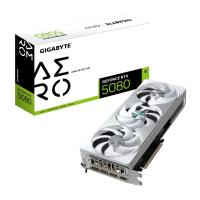 GIGABYTE GeForce RTX 5080 AERO OC SFF 16G Carte graphique - 16 Go GDDR7, 256 bits, PCI-E 5.0, 2730MHz Core Clock, 3 x DisplayPort, 1 x HDMI, GV-N5080AERO OC-16GD