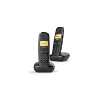 Gigaset A270 Duo Téléphone DECT Identification de l'appelant Noir