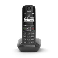 Gigaset AS690 Téléphone analog/dect Identification de l'appelant Noir
