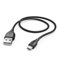 Hama 1.4m, USB2.0-A/USB2.0 Micro-B câble USB 1,4 m USB A Micro-USB B Noir