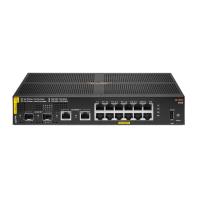Hewlett Packard Enterprise Aruba 6100 12G Class4 PoE 2G/2SFP+ 139W Géré L3 Gigabit Ethernet (10/100/1000) Connexion Ethernet, supportant l'alimentation via ce port (PoE) 1U Noir