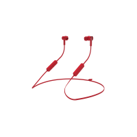 Hiditec AKEN Casque Sans fil Ecouteurs, Minerve Appels/Musique Bluetooth Rouge