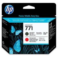 HP 771 tête d'impression DesignJet noir mat/rouge chromatique