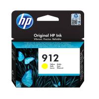 HP 912 Cartouche d'encre jaune authentique