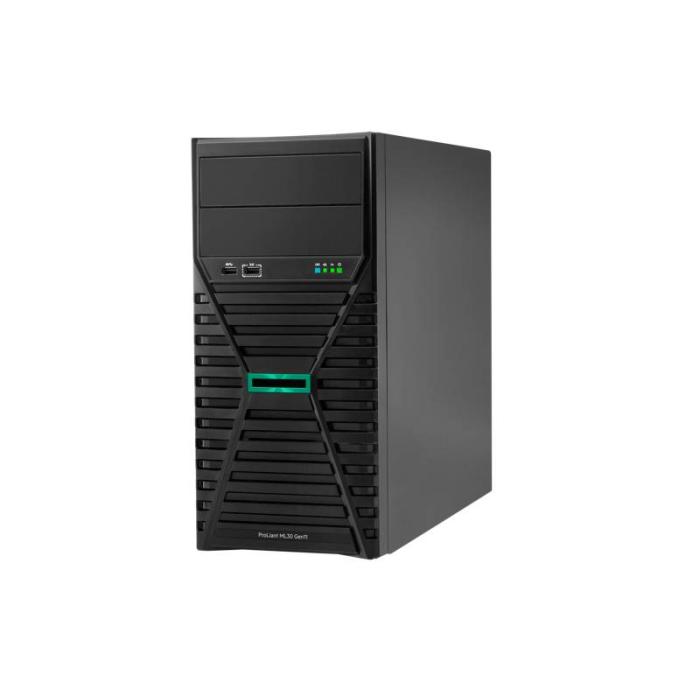 HPE ProLiant ML30 Gen11 E-2436 2.9GHz 6c 1P 1x32GB-U 8SFF MR216i-p 2x480GB SSD 2x800W PS EU Server — image 2 sur 10