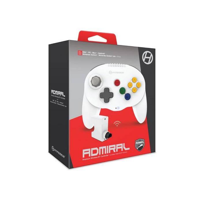 Hyperkin Admiral Blanc Bluetooth Manette de jeu Analogique Nintendo Switch Lite, Android, MAC, Nintendo Switch, PC — image 2 sur 8