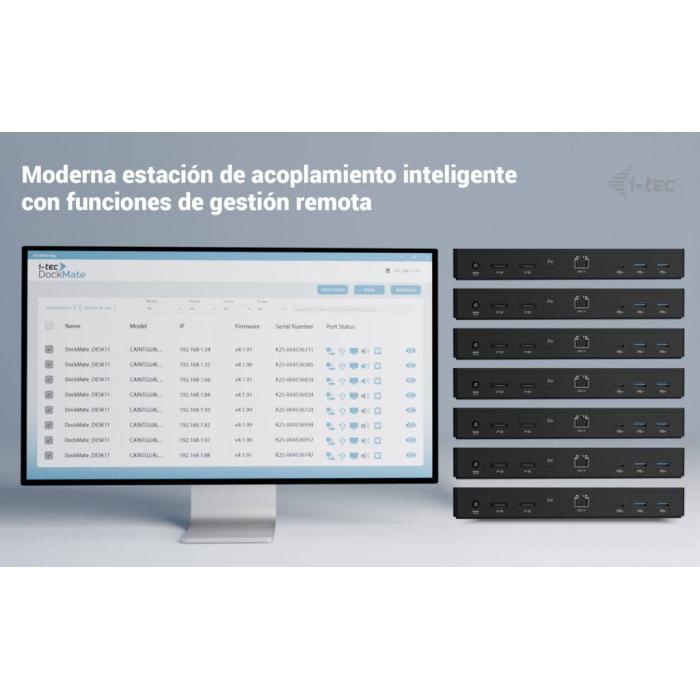 i-tec Thunderbolt 4 Intelligent Dual Display Docking Station + Power Delivery 90W — image 7 sur 26