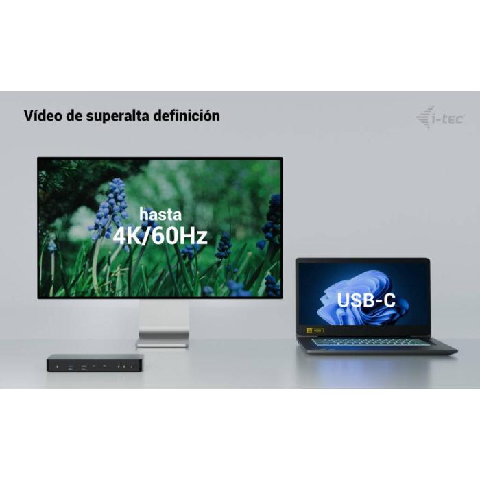 i-tec Thunderbolt 4 Intelligent Dual Display Docking Station + Power Delivery 90W — image 22 sur 26