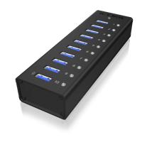 ICY BOX IB-AC6110 USB 3.2 Gen 1 (3.1 Gen 1) Type-B 5000 Mbit/s Noir
