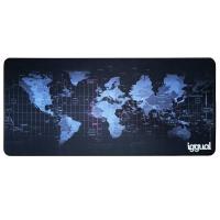 iggual IGG316887 tapis de souris Tapis de souris de jeu Noir, Bleu
