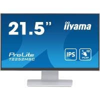iiyama ProLite T2252MSC-W2 écran plat de PC 54,6 cm (21.5'') 1920 x 1080 pixels Full HD LCD Écran tactile Table Blanc