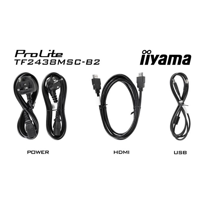 iiyama TF2438MSC-B2 Panneau de commande tactile 60,5 cm (23.8'') 1920 x 1080 pixels — image 19 sur 38