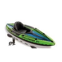 Intex K1 1 personne(s) Noir, Bleu, Vert, Gris Polyvinyl chloride (PVC) Kayak gonflable