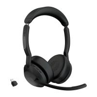 Jabra Evolve2 55 Casque Sans fil Arceau Bureau/Centre d'appels Bluetooth Noir