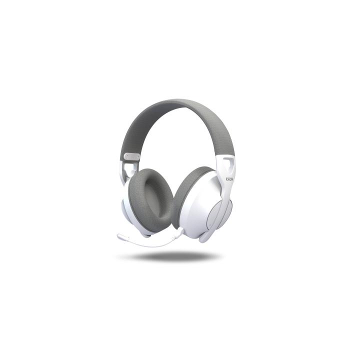 Krom Phase Casque Avec fil &sans fil Arceau Gaming USB Type-C Bluetooth Blanc — image 16 sur 30