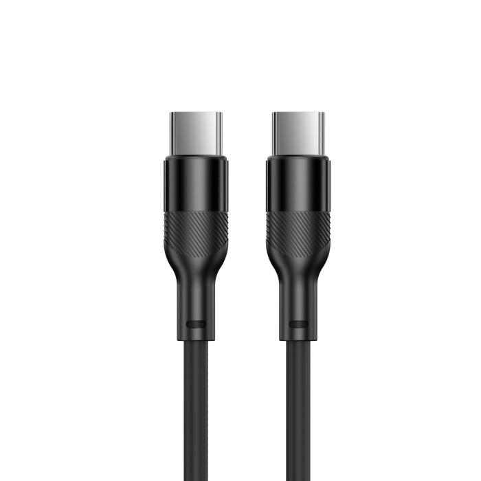 Ksix BCL060WAS02 câble USB USB 2.0 1 m USB C Noir — image 2 sur 4