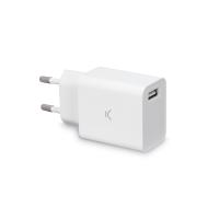 Ksix BXCD2AB chargeur d'appareils mobiles Universel Blanc Secteur Charge rapide Intérieure