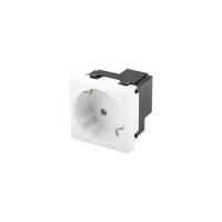 Lanberg AC-4545SW-F-W prise de courant Type F Blanc
