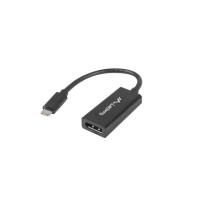 Lanberg AD-UC-DP-01 câble vidéo et adaptateur 0,15 m USB Type-C DisplayPort Noir