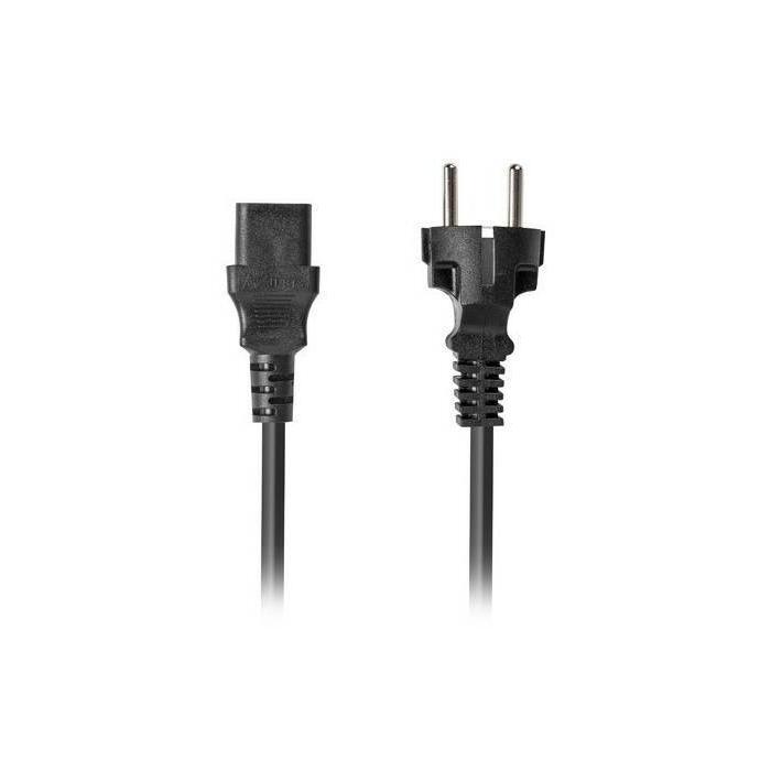 Lanberg CA-C13C-14CC-0018-BK câble électrique Noir 1,8 m Coupleur C13 CEE7/7 — image 3 sur 3