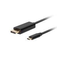 Lanberg CA-CMDP-10CU-0018-BK câble vidéo et adaptateur 1,8 m USB Type-C DisplayPort Noir