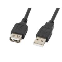 Lanberg CA-USBE-10CC-0007-BK câble USB USB 2.0 0,7 m USB A Noir